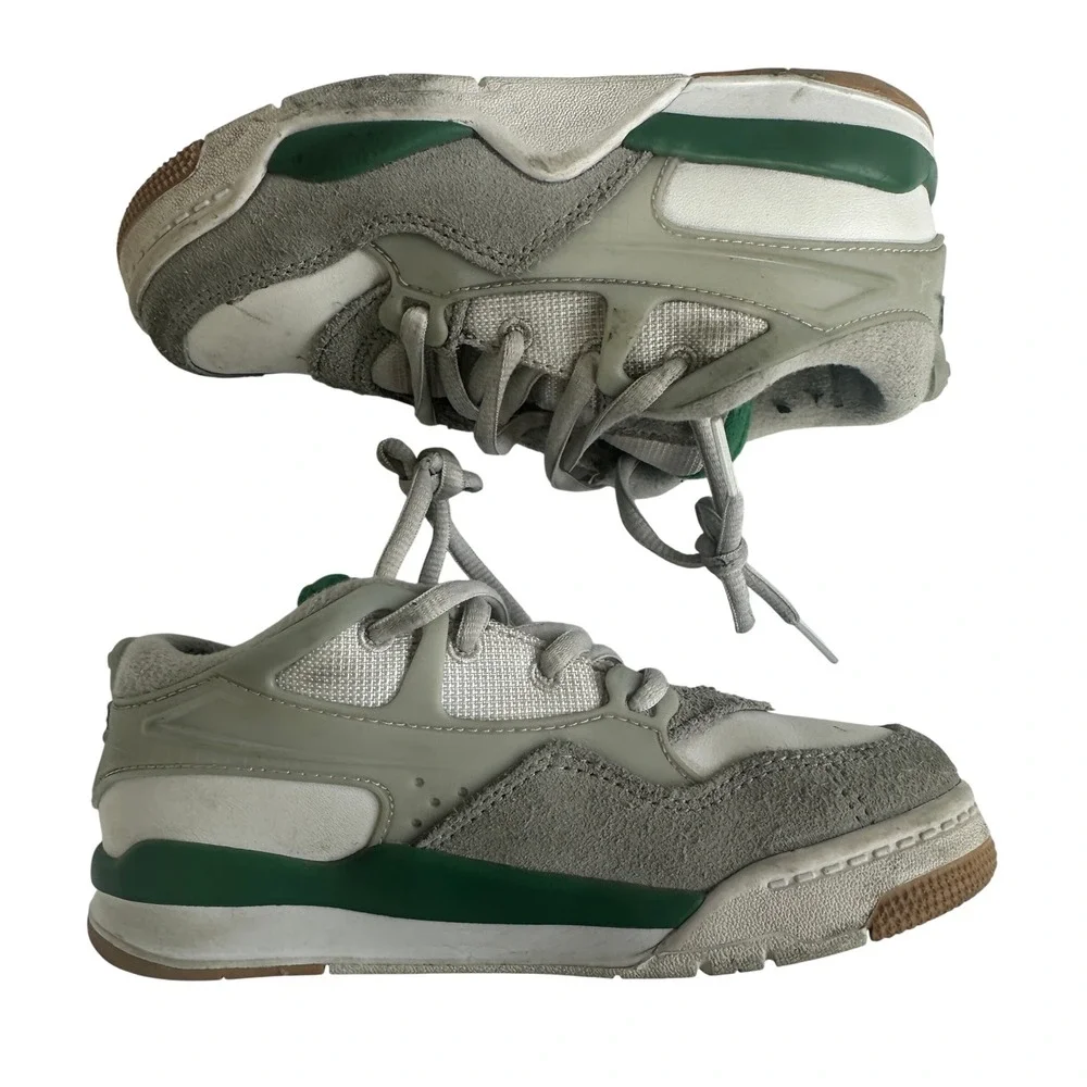 Jordan Stadium 90 Kids White Grey Green Sneakers FD7936-103 Size 12C